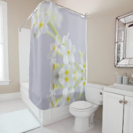 閉じた花 シャワーカーテン