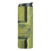 閉じた茶色の木製2枚扉 タンブラー (回転左)