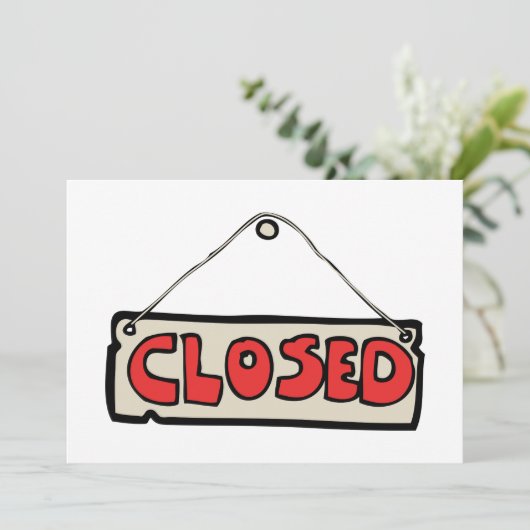 閉じた記号の招待状 招待状 (スタンド正面)