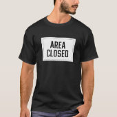 閉じた領域記号 Tシャツ (正面)