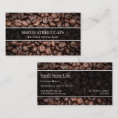 閉じるコーヒー豆の写真 – 名刺 (正面/裏面)