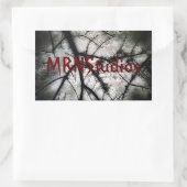 閉じる 長方形シール (バッグ)