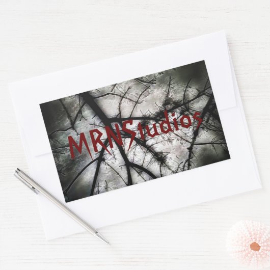 閉じる 長方形シール (封筒)