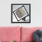 閉じ込められたアーティストの本写真キャンバス キャンバスプリント (インサイチュ (リビング))