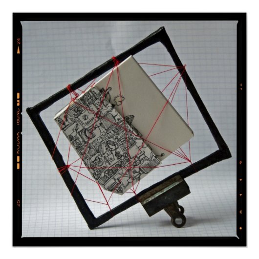 閉じ込められたアーティストの本写真ポスター ポスター (正面)