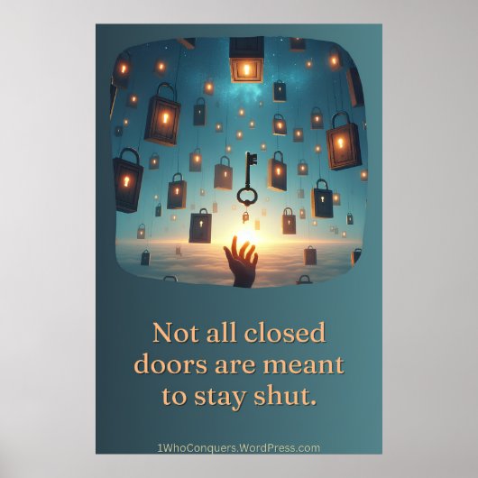 閉じ込められたドアでいっぱいの空 ポスター (正面)