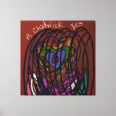 閉じ込められた心 キャンバスプリント (正面)