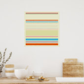 閉じ込め – 抽象芸術イメージ#042 ポスター (キッチン)