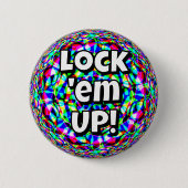 閉め込め!(単語を変更する場合もある) 缶バッジ (正面)