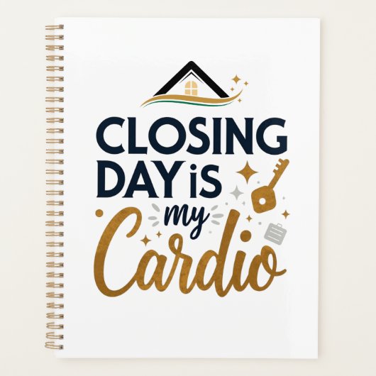 閉会日は私の心臓病 | パーソナライズされた不動産仲介業者 プランナー手帳 (正面)