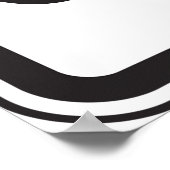 閉域標識警告の制限区域 ポスター (角)