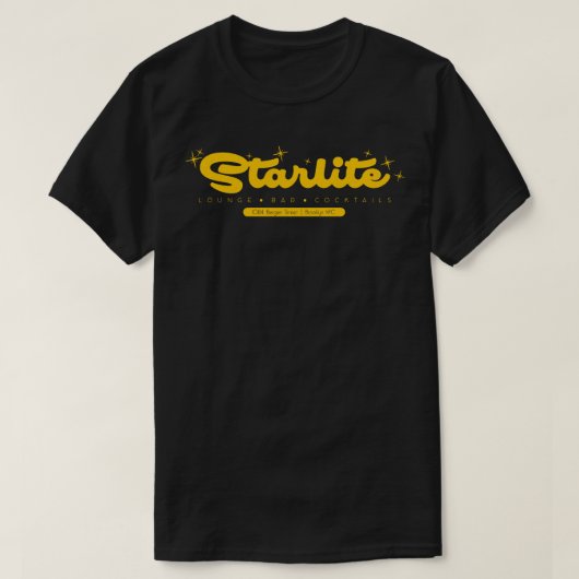 閉店したスターライトラウンジバー ゲイナイトクラブ ニューヨークシティ Tシャツ (デザイン正面)