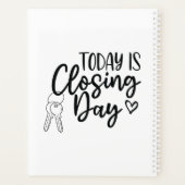 閉店の日の不動産実在のプランナー プランナー手帳 (裏面)