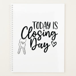 閉店の日の不動産実在のプランナー プランナー手帳