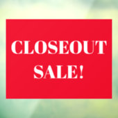 閉店セールレッドビジネス ウィンドウサイン (シート3)