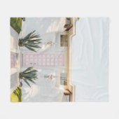 閉扉 フリースブランケット (正面(横))