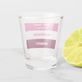 閉経おもしろいの瞬間を持つ ショットグラス (裏面)