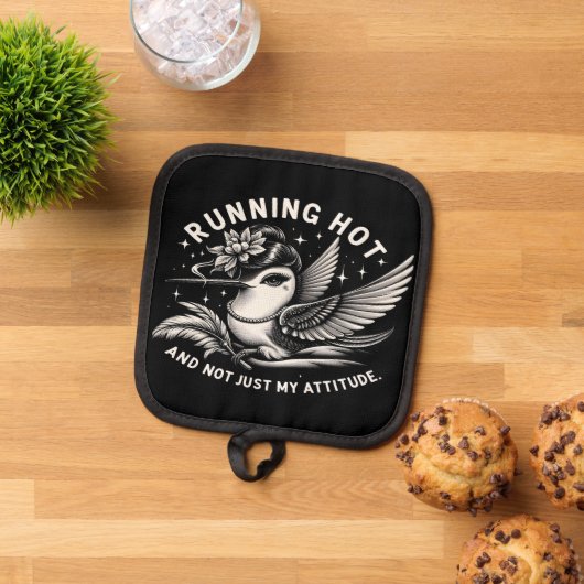 閉経おもしろい期ホットフラッシュポットホルダー 鍋敷き (トップダウン)