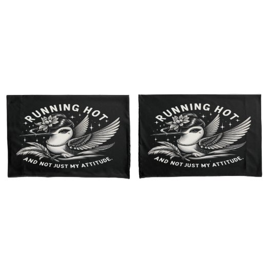 閉経おもしろい閉止ホットフラッシュ枕ローケース 枕カバー (フロントセット)