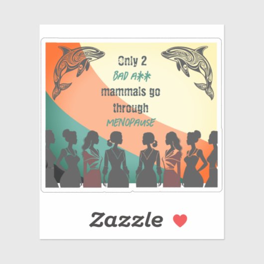 閉経強度レトロデザイン シール (シート)