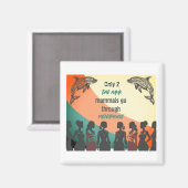 閉経強度レトロデザイン マグネット (正面/裏面)