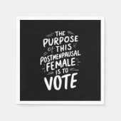 閉経後のハリス・ワルツの目的 スタンダードカクテルナプキン (正面)