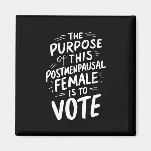 閉経後のハリス・ワルツの目的 マグネット (正面)