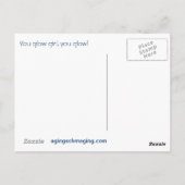 閉経後のポストカード ポストカード (裏面)