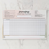 閉経時症状サイクル期間トラッカー ペーパーパッド (正面)