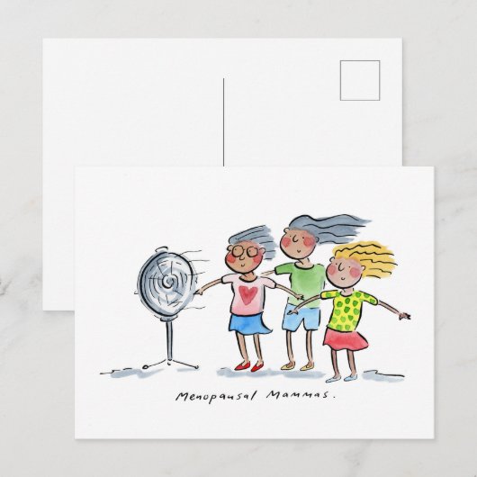 閉経期の乳腫 ポストカード (正面/裏面)