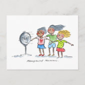 閉経期の乳腫 ポストカード (正面)