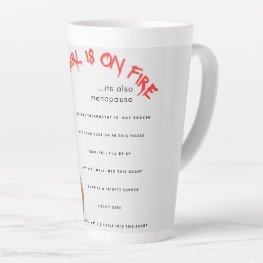 閉経期マグショット カフェラテマグ (右アングル)