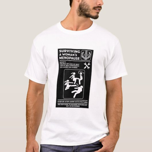 閉経生き延び期 Tシャツ (正面)