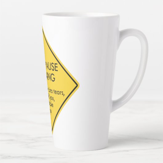 閉経警告期 カフェラテマグ (右)