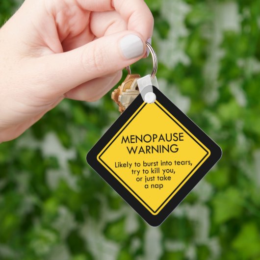 閉経警告期 キーホルダー (手)