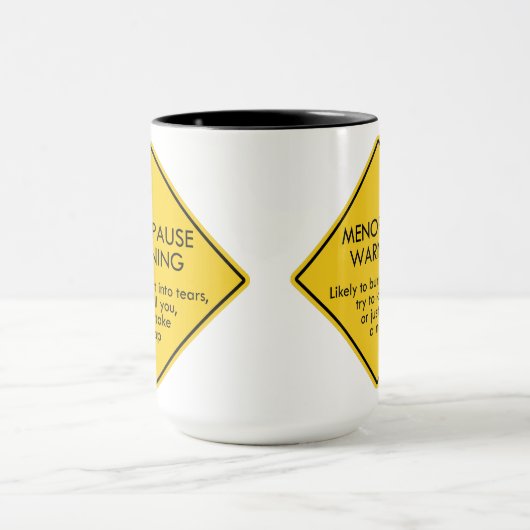 閉経警告期 マグカップ (中央)