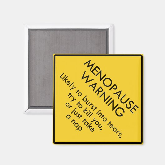 閉経警告期 マグネット (正面/裏面)