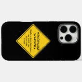 閉経警告期 Case-Mate iPhoneケース (裏面 (横))