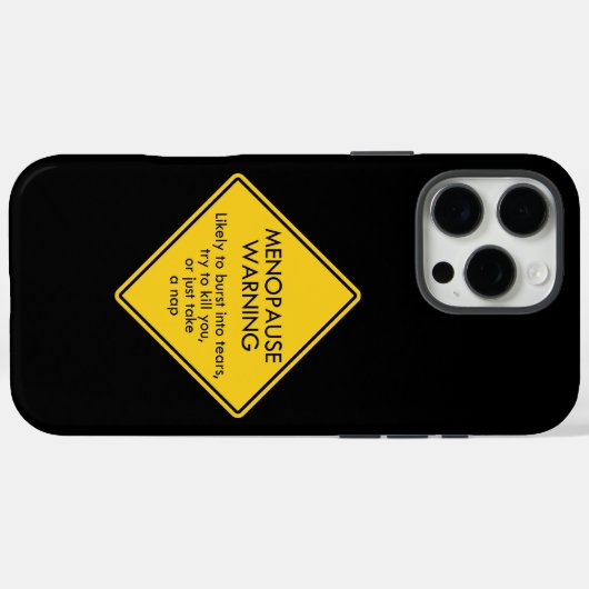 閉経警告期 Case-Mate iPhoneケース (裏面 (横))