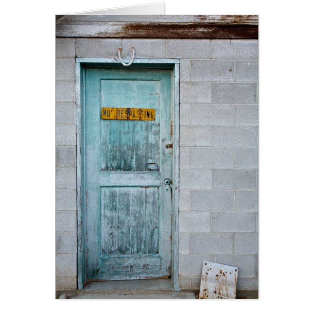 閉鎖したドア (正面)