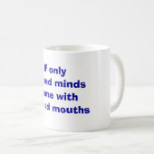 閉鎖した心のマグ コーヒーマグカップ (正面右)