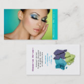 閉鎖した目の化粧 名刺 (正面/裏面)