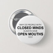 閉鎖したMINDS-OPENはボタンを言います 缶バッジ (正面&裏面)