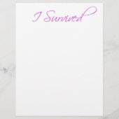 閉鎖乳がん生存者 チラシ (裏面)