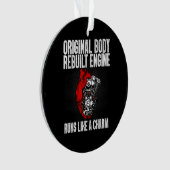 開いたおもしろいハート手術回復生存者ギフト私 オーナメント (正面)