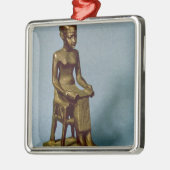 開いたの保持するImhotepのつけられていた彫像 メタルオーナメント (左)