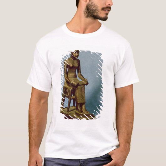 開いたの保持するImhotepのつけられていた彫像 Tシャツ (正面)