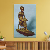 開いたインホーテップ坐像 キャンバスプリント (インサイチュ (リビング))