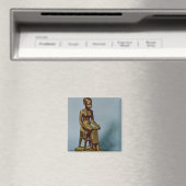 開いたインホーテップ坐像 マグネット (インサイチュ (食洗機))