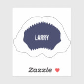 開いたサメの顎と歯 シール (シート)